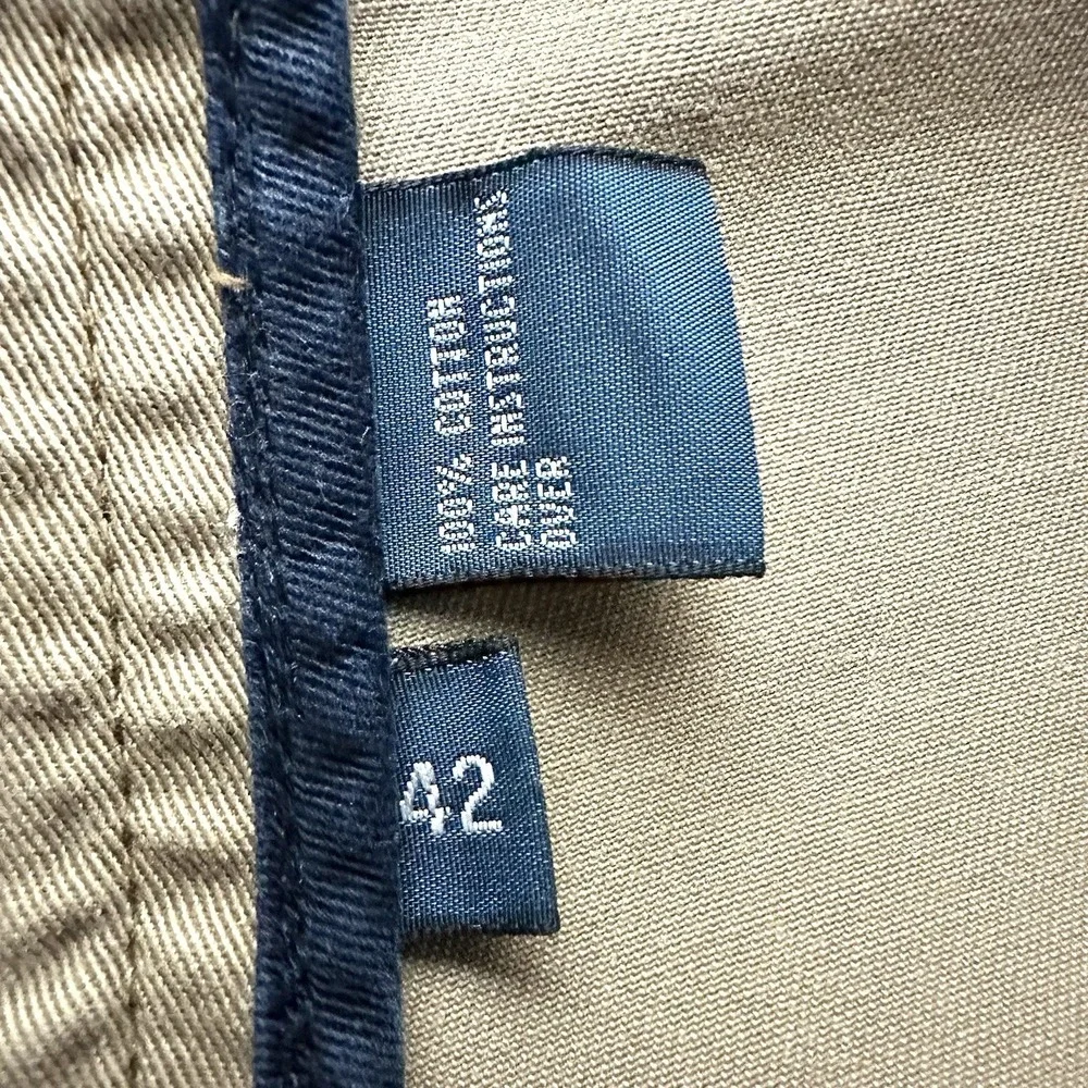 Vintage Polo Ralph Lauren 42 X 10 Khaki Baggy Cargo‎ Shorts Y2K 90s
